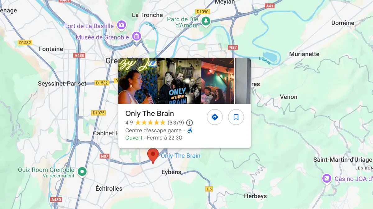 meilleures salles quiz game grenoble