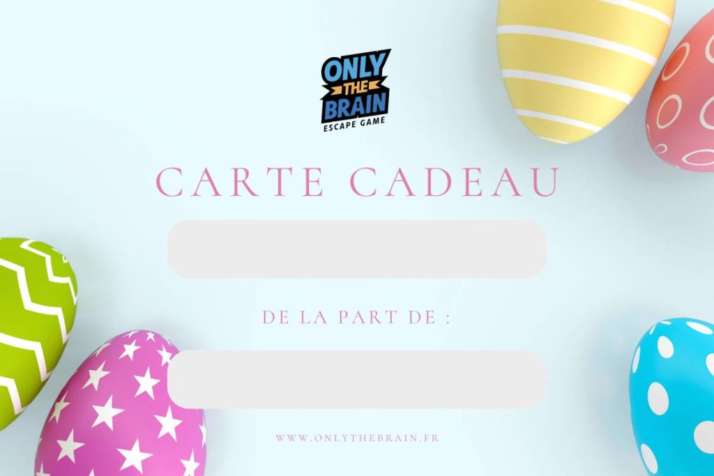Carte cadeau Only The Brain