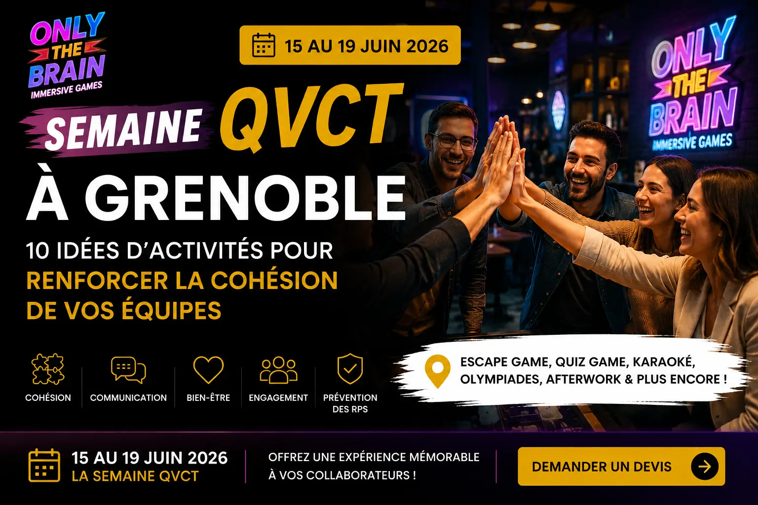 semaine qvct grenoble 2026 only the brain